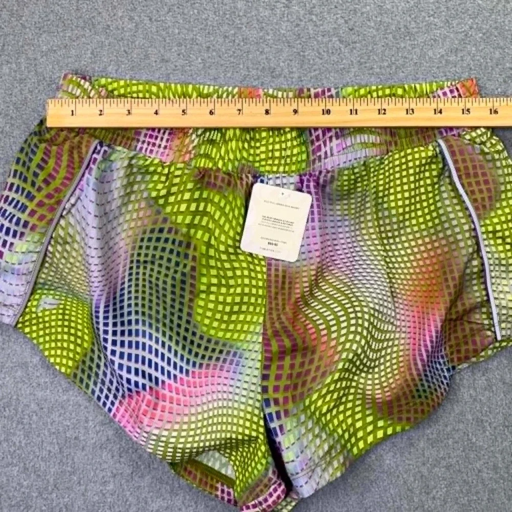 NEW Fabletics Shorts Eco Full Speed Run Short Womens L Drawstring Multicolor Run